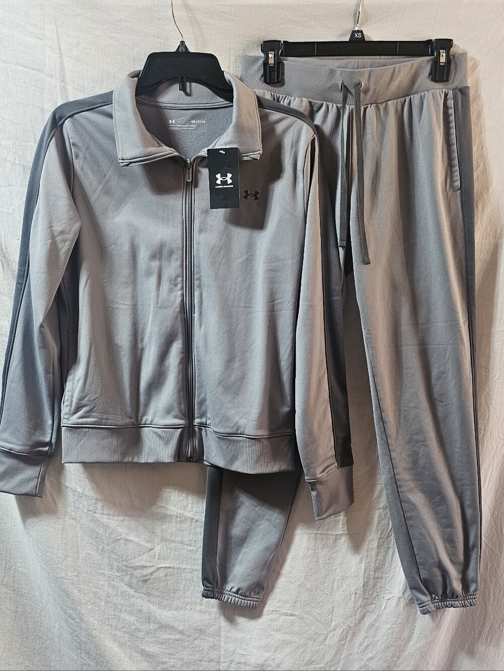 Under Armour Gray Performance Track Jacket & Joggers